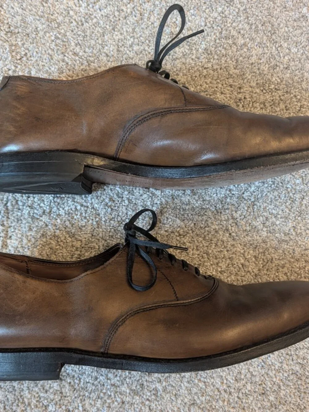 Allen Edmonds Bourbon Carlyle Shoes 12D